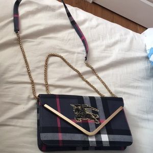 Plaid crossbody bag